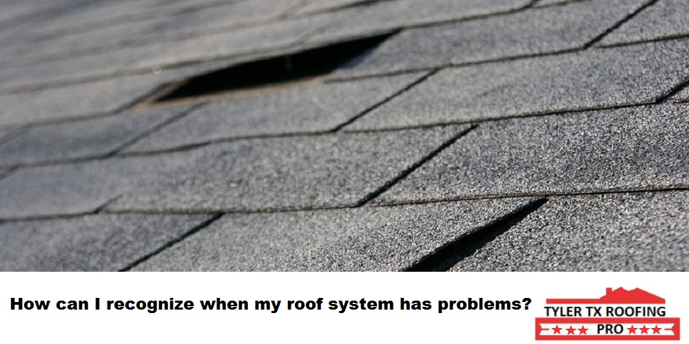 How can I recognize when my roof system has problems?